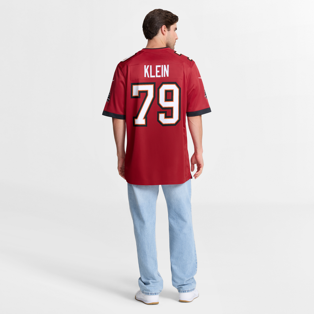Men's Tampa Bay Buccaneers Elijah Klein Nike Red Game Jersey product image 8