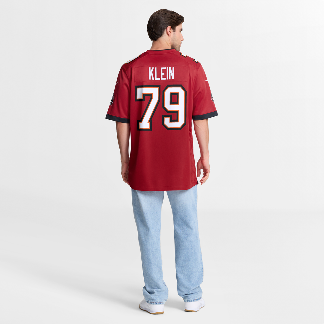 Men's Tampa Bay Buccaneers Elijah Klein Nike Red Game Jersey product image 8