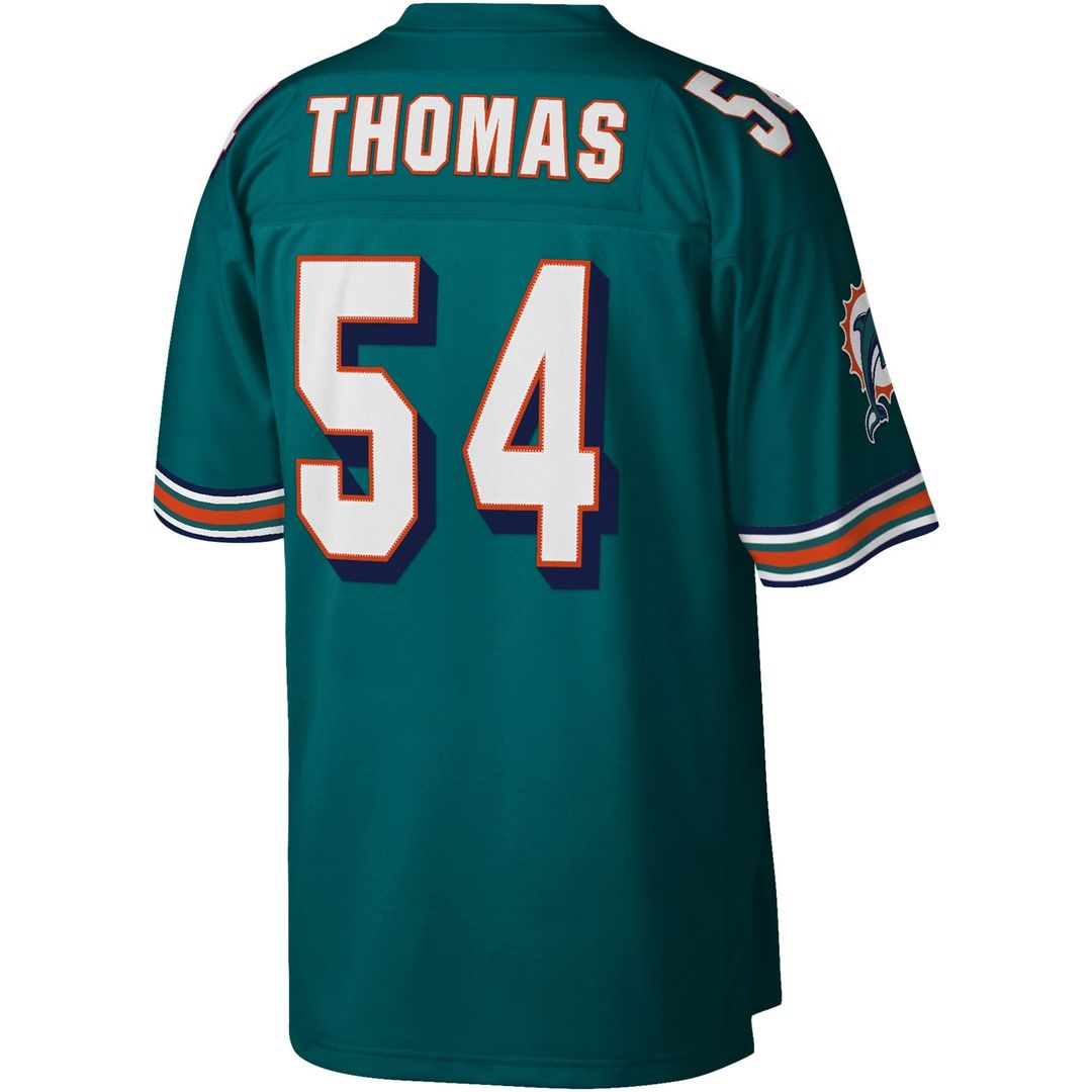 Men's Miami Dolphins Zach Thomas Mitchell & Ness Aqua product image 6