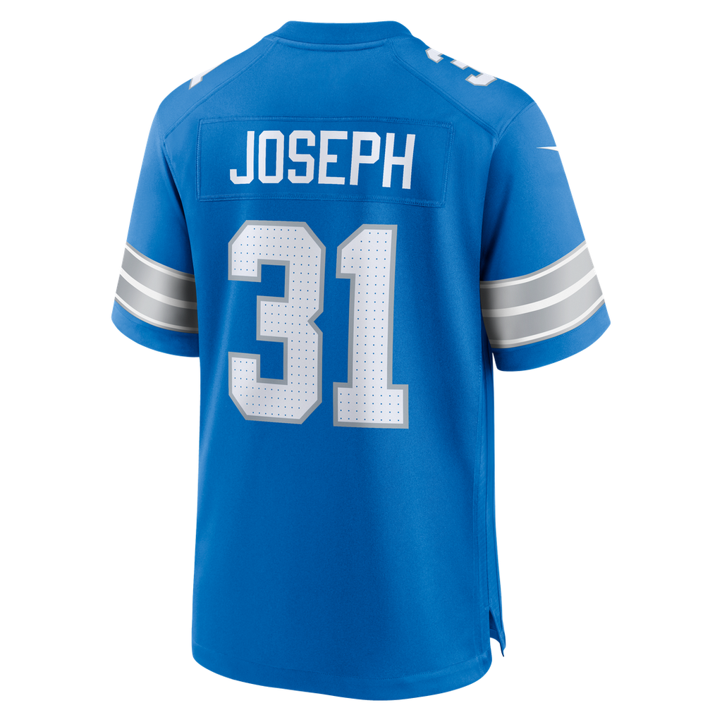 Men's Detroit Lions Kerby Joseph Nike Black Alternate Game product image 9