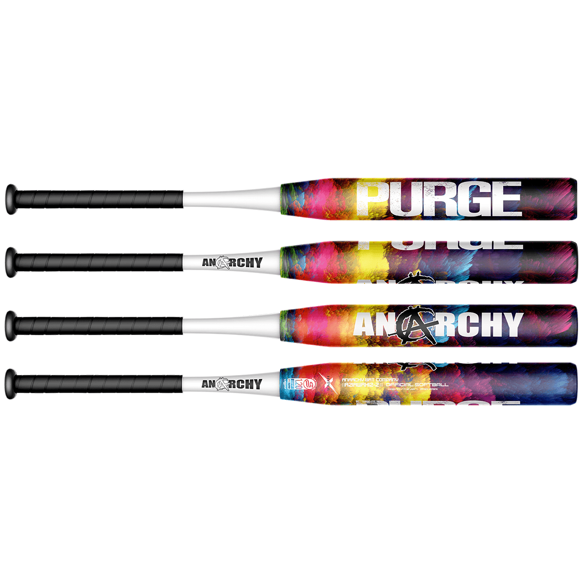 2021 Anarchy Purge Limited Edition 2PC 12″ 1/2 oz EL USSSA Slowpitch Softball Bat A21UPRGE12-2 [UB54] product image 1,