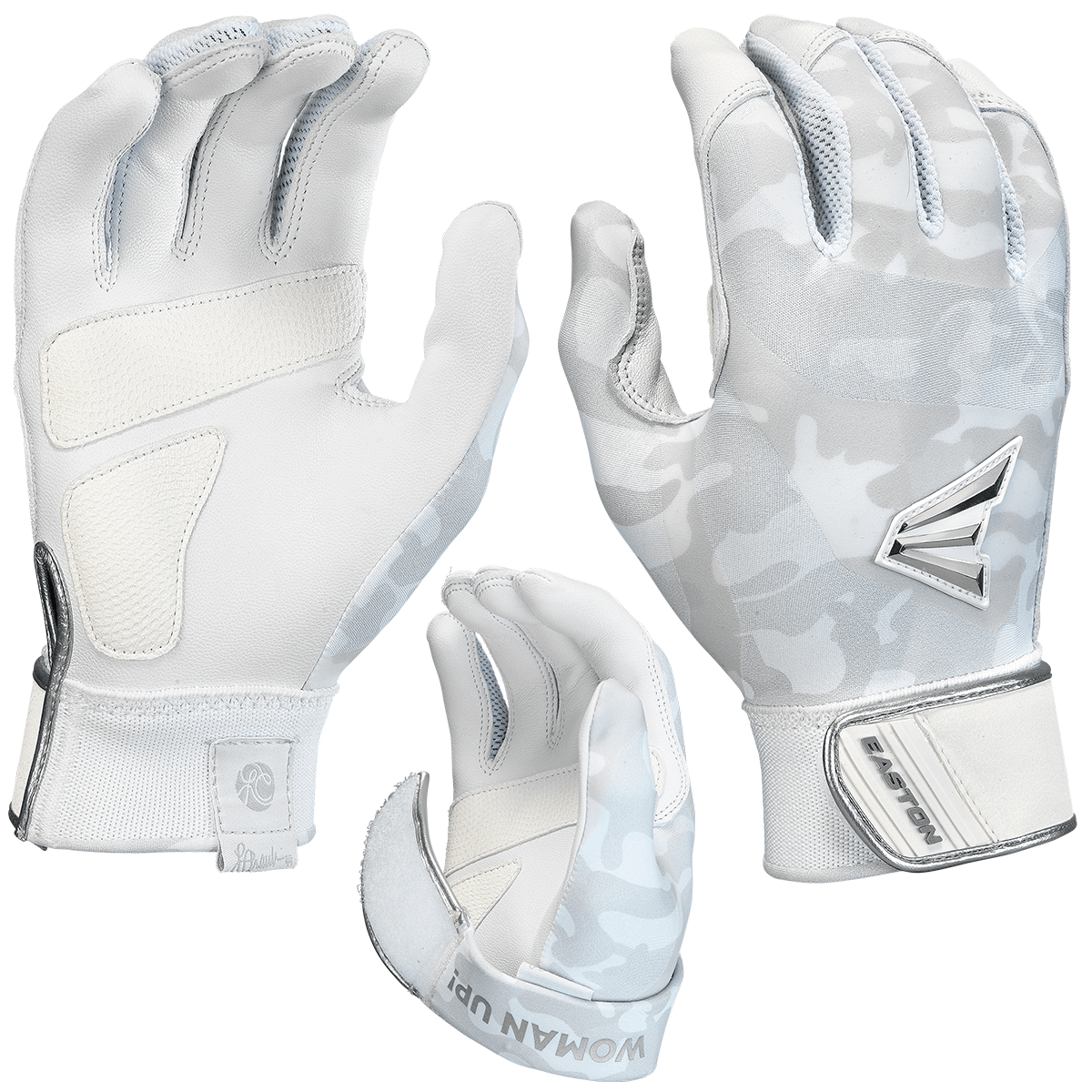 2022 Easton Lauren Chamberlain LC Pro Fastpitch Batting Gloves - A121272 product image 1, provided for visual reference and