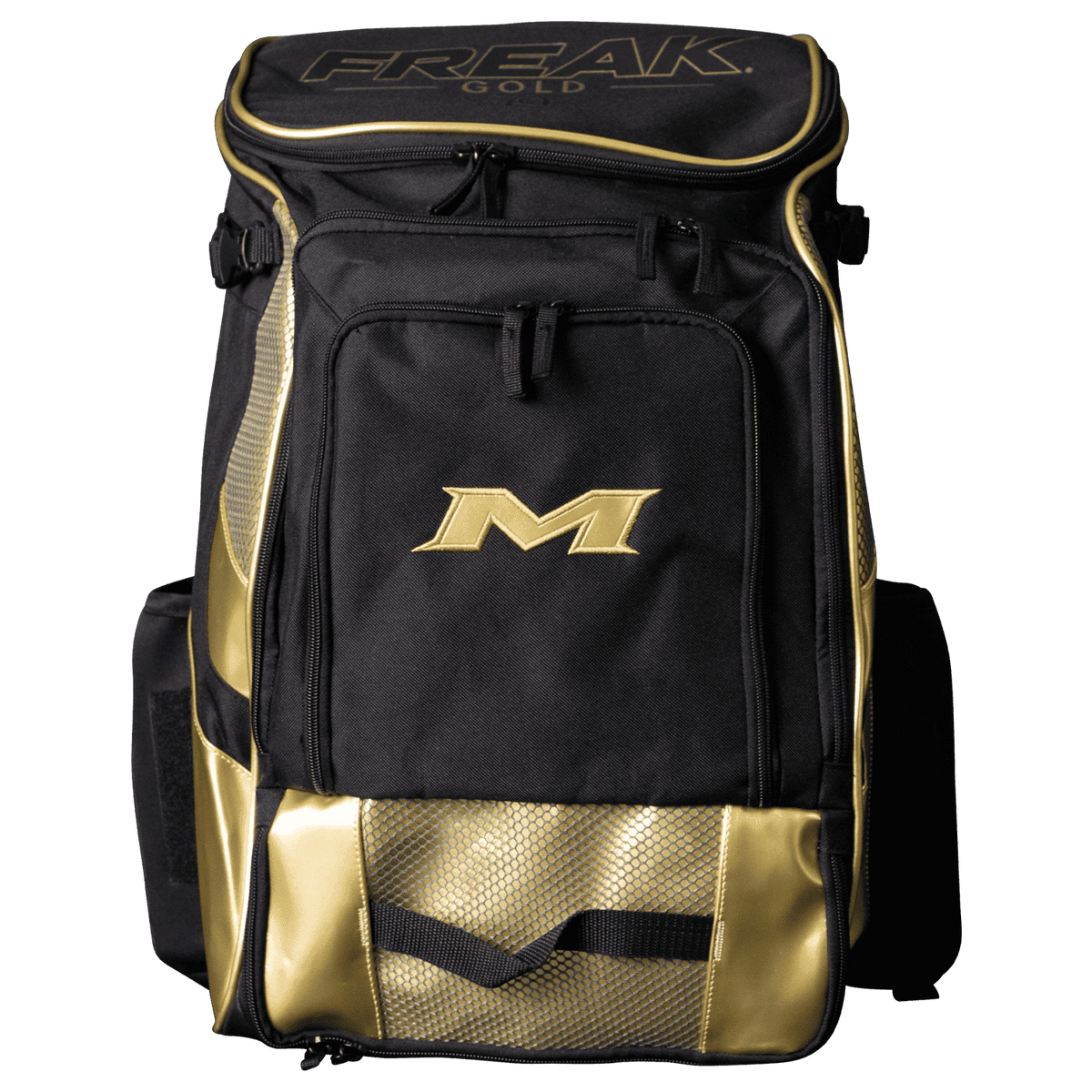 2022 Miken Backpack Bag MKMK7X-BP-GLD - FREAK Gold Series product image 1, provided for visual reference and product detail