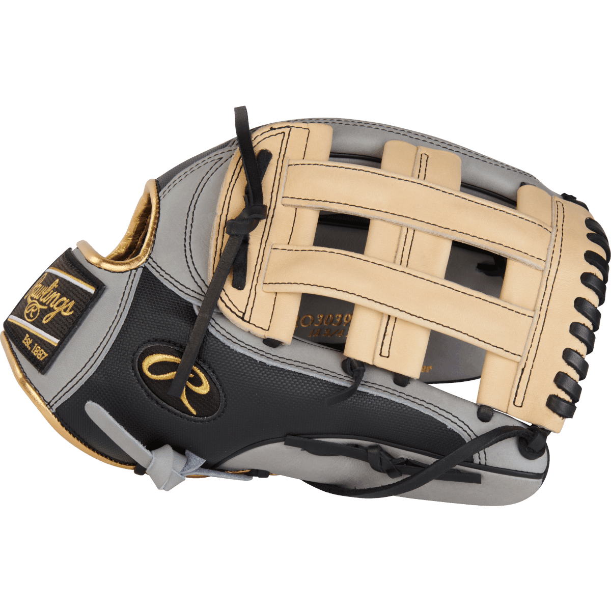 2022 Rawlings Heart of the Hide 12.75″ Apr23' Gold Glove Club - PRO3039-6GCSS product image 3, provided for visual reference