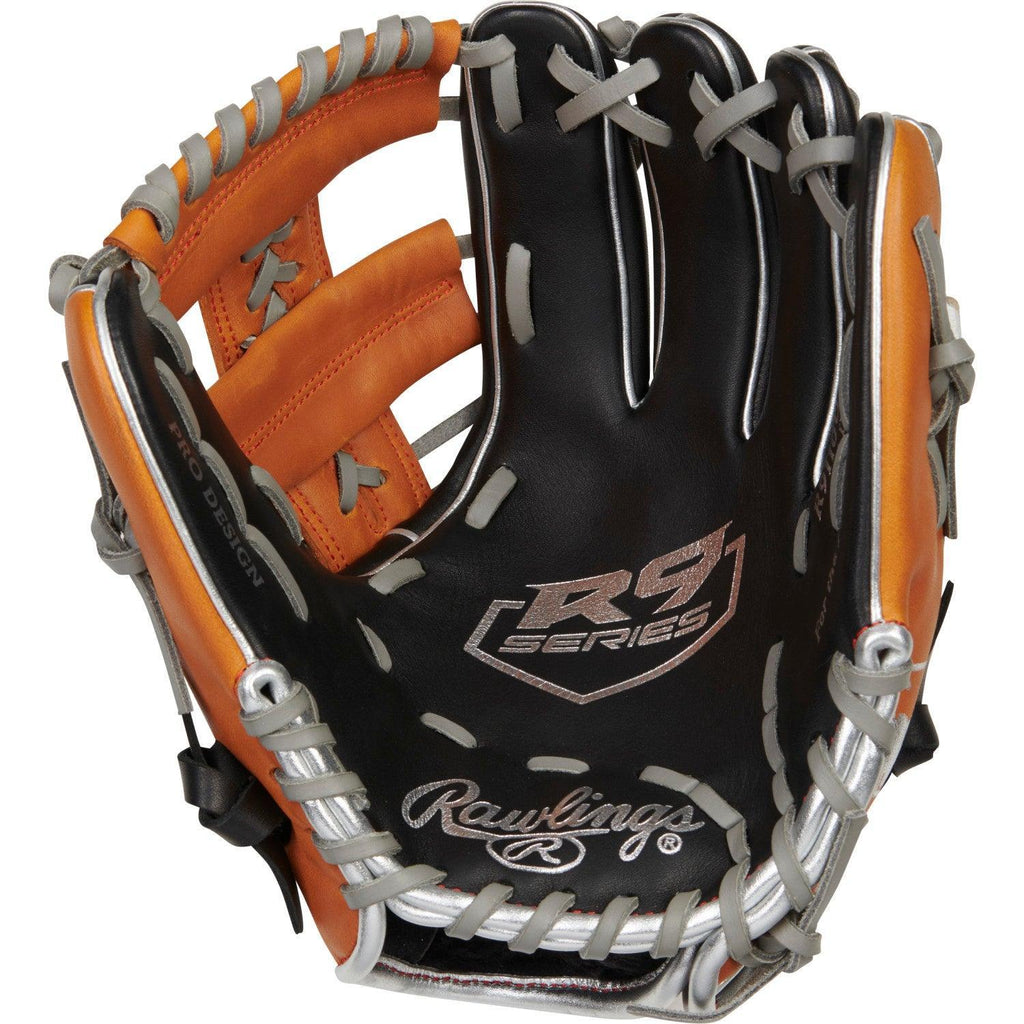 2023 Rawlings R9 ContoUR Series 11" Glove - R9110U-19BT product image 2, provided for visual reference and product detail