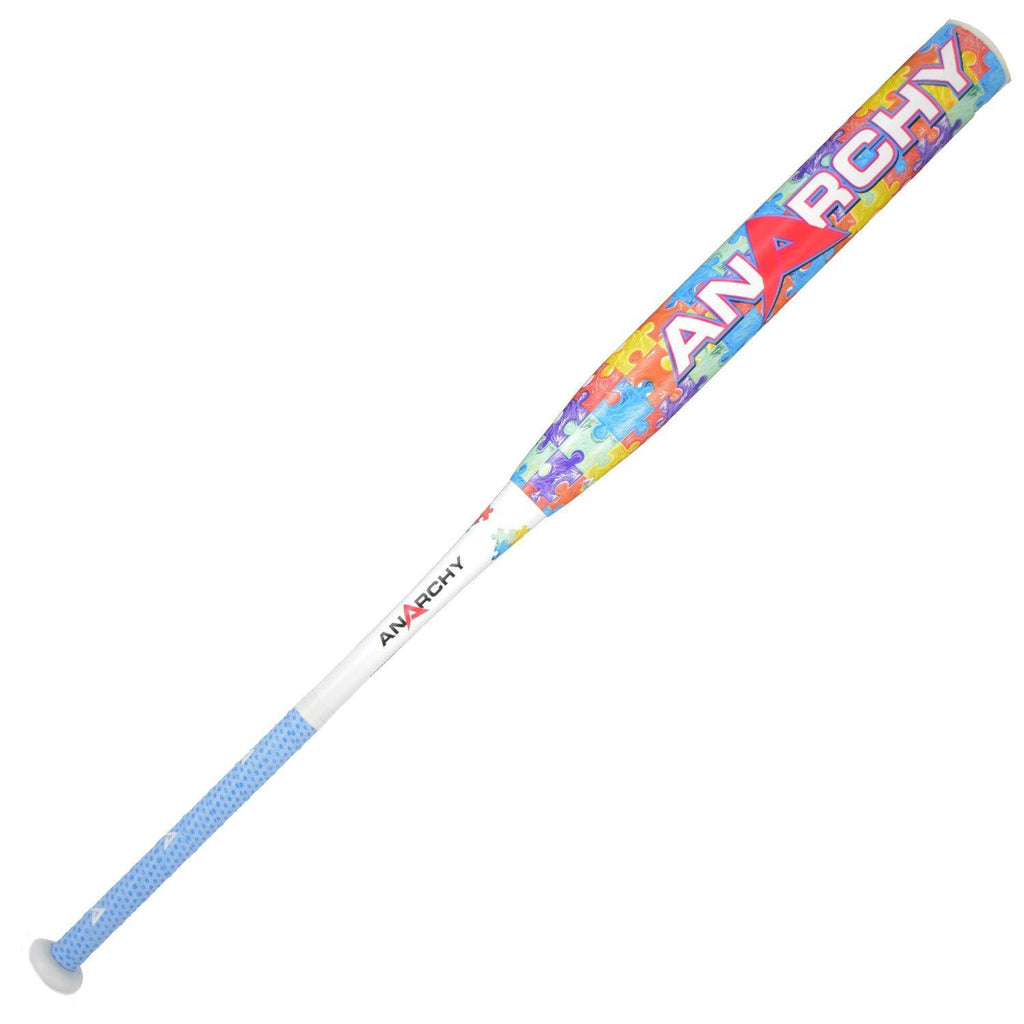 2024 Anarchy Autism Awareness .5oz End Load USSSA Slowpitch Softball Bat ASPAA24U product image 2, provided for visual