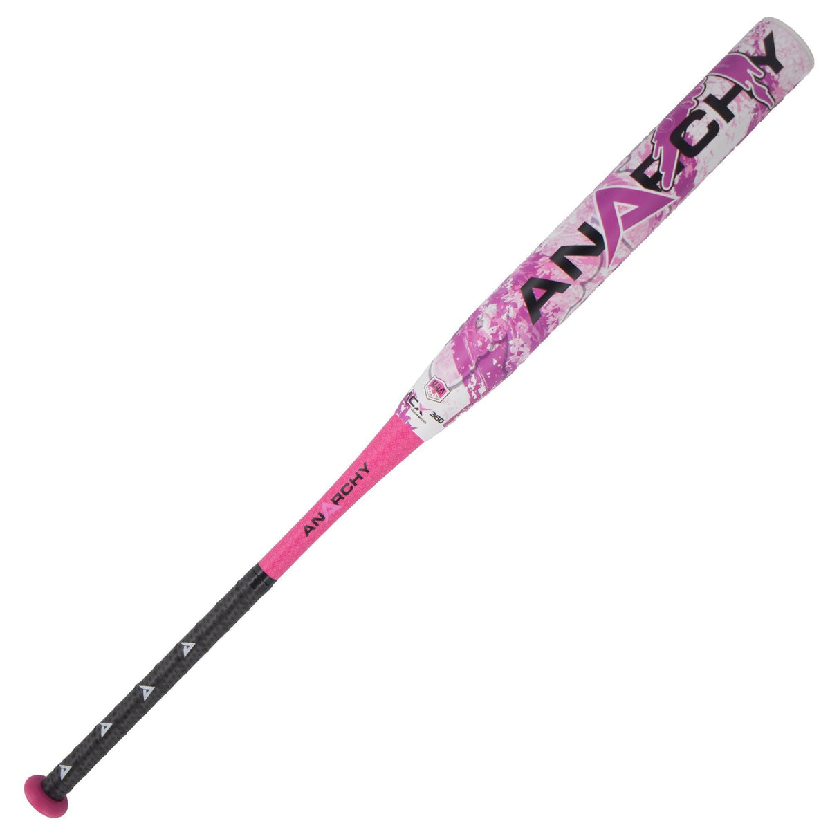 2024 Anarchy Crush Cancer Pink End Load USA/ASA Slowpitch Softball Bat ASPFGHT24A product image 2, provided for visual