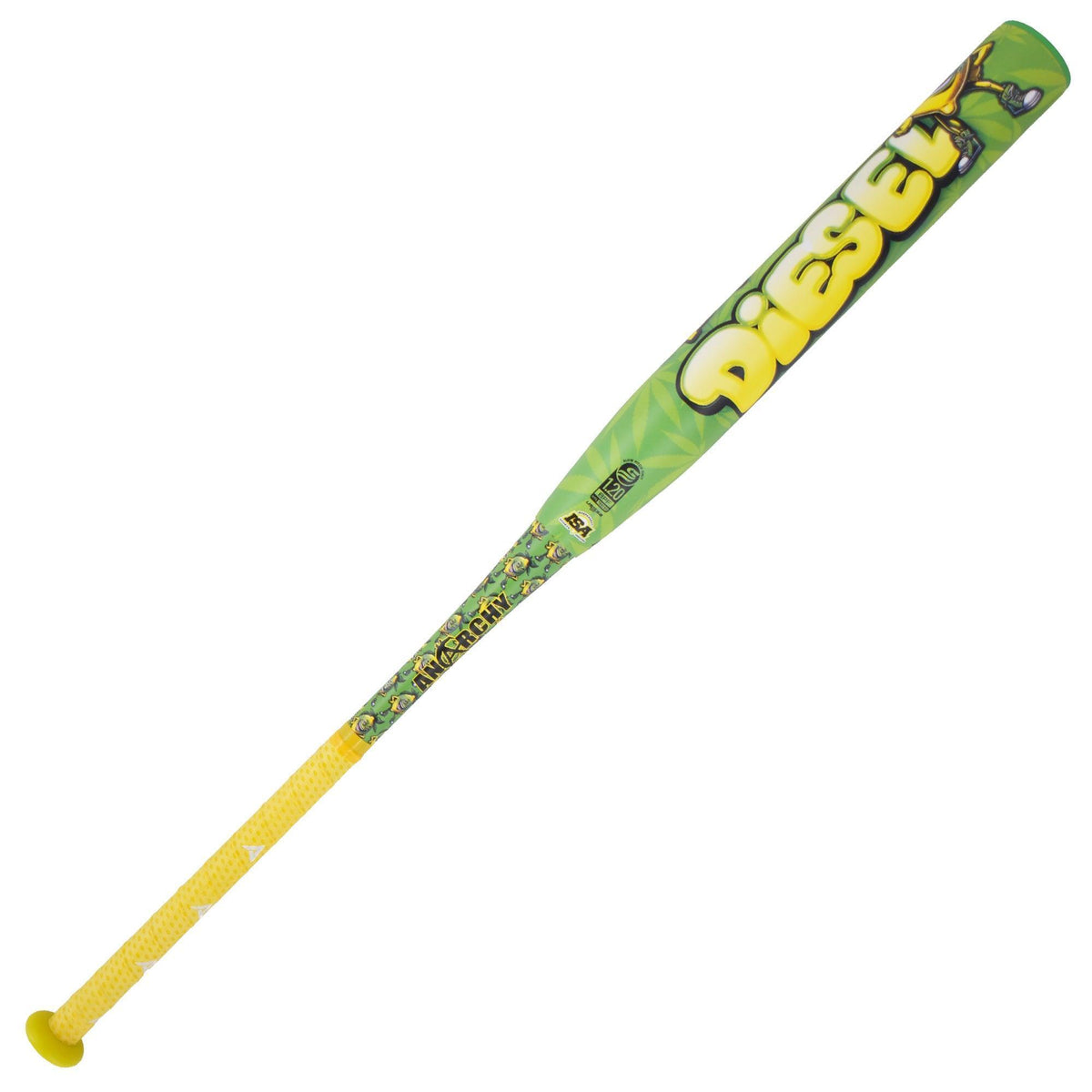 2024 Anarchy Sour Diesel End Load USSSA Slowpitch Softball Bat ASPSD24U product image 3, provided for visual reference and