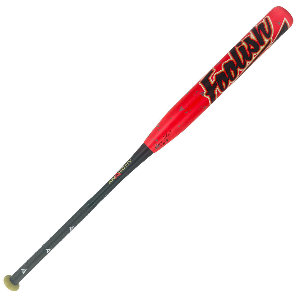 2025 Anarchy Foolish Red 1oz End Load SSUSA Senior Slowpitch Softball Bat ASPLISH25S product image 1, provided for visual