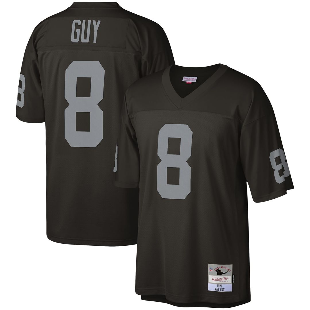 Men's Las Vegas Raiders Ray Guy Mitchell & Ness Black product image 1