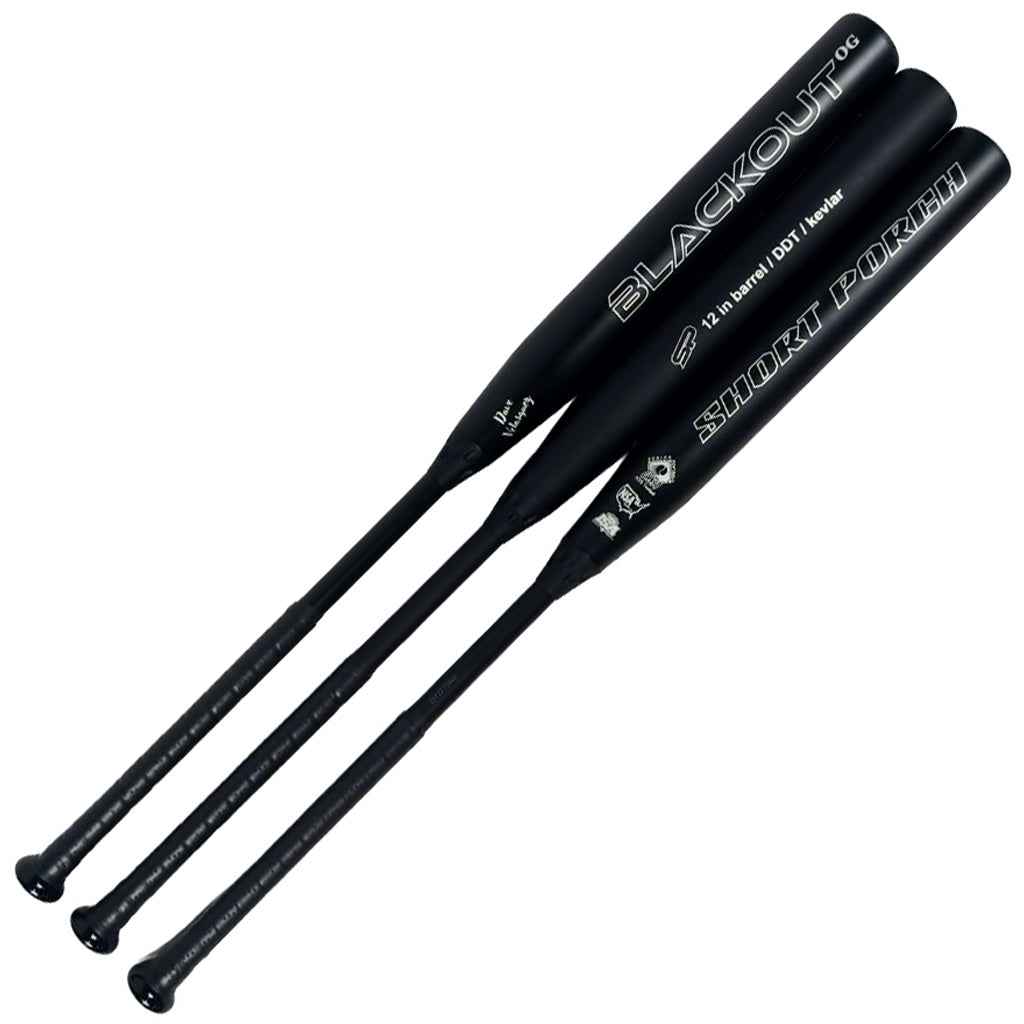2026 Short Porch DDT Blackout OG Dave Velasquez 2-Piece SSUSA Senior Slowpitch Softball Bat product image 1, provided for