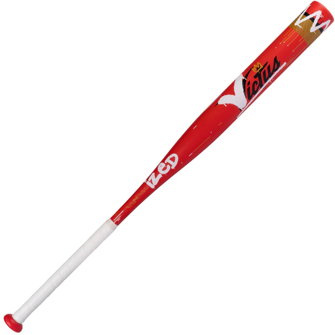 2026 Victus Vandalized Red 1-Piece End Loaded USSSA Slowpitch Softball Bat - VSPVA1YU product image 2, provided for visual