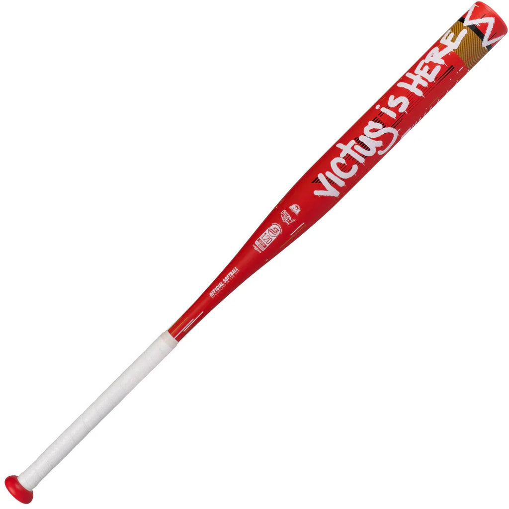 2026 Victus Vandalized Red 1-Piece End Loaded USSSA Slowpitch Softball Bat - VSPVA1YU product image 1, provided for visual