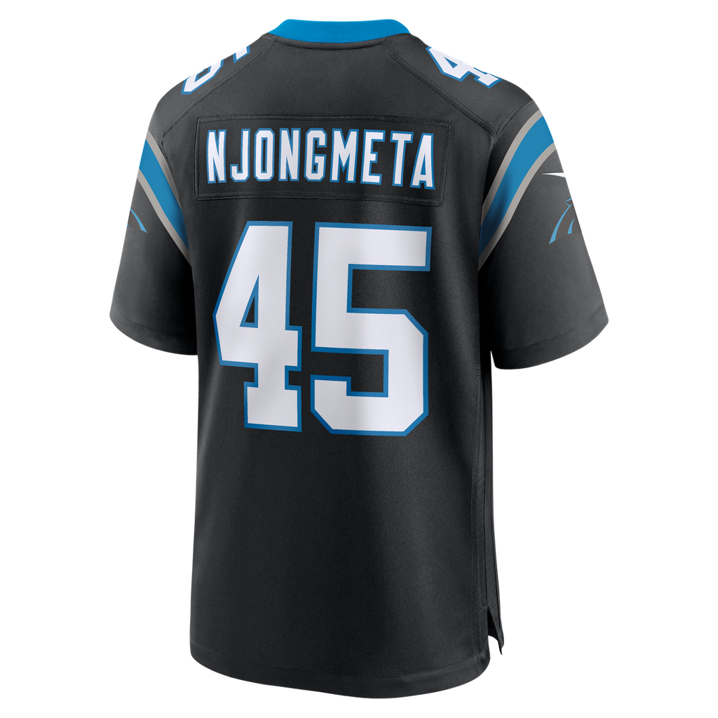 Men's Carolina Panthers Maema Njongmeta Nike Black Game product image 3