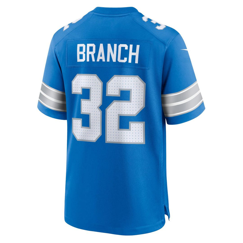 Men's Detroit Lions Brian Branch Nike Blue Game Jersey product image 3