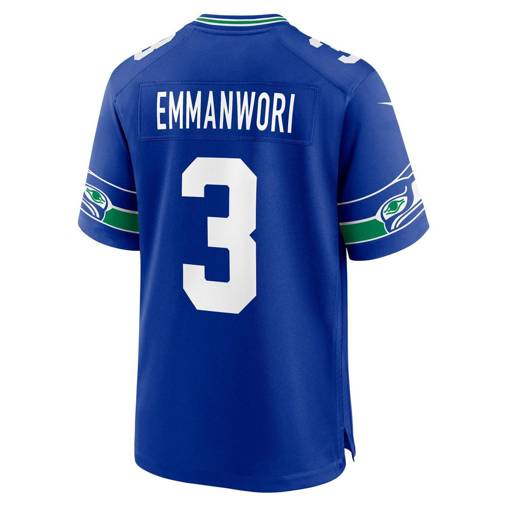 Men's Seattle Seahawks Nick Emmanwori Nike White Game Jersey product image 9