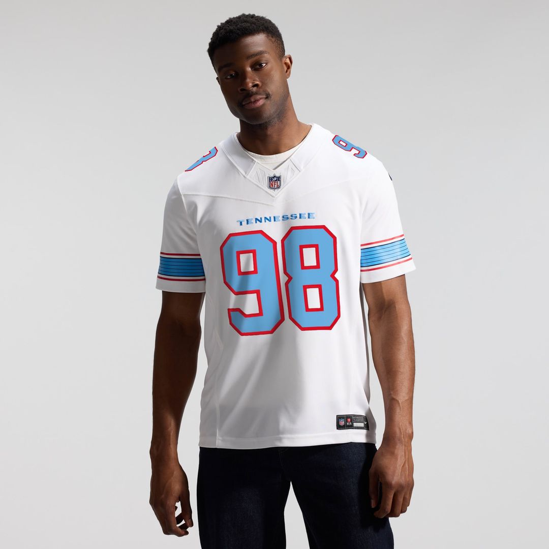 Men's Tennessee Titans Jeffery Simmons Nike Light Blue Team product image 29