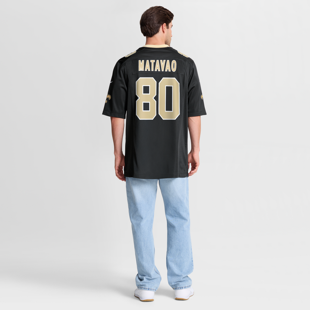 Men's New Orleans Saints Moliki Matavao Nike Black Team product image 8