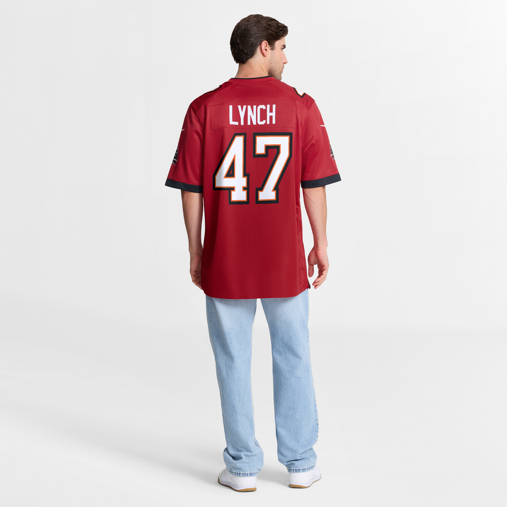 Men's Tampa Bay Buccaneers John Lynch Nike Red Game Retired product image 8