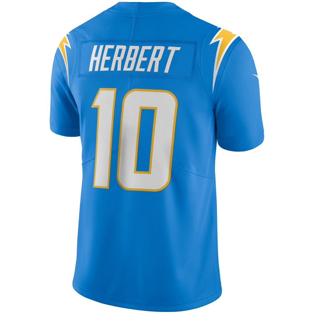 Men's Los Angeles Chargers Justin Herbert Nike Powder Blue product image 3