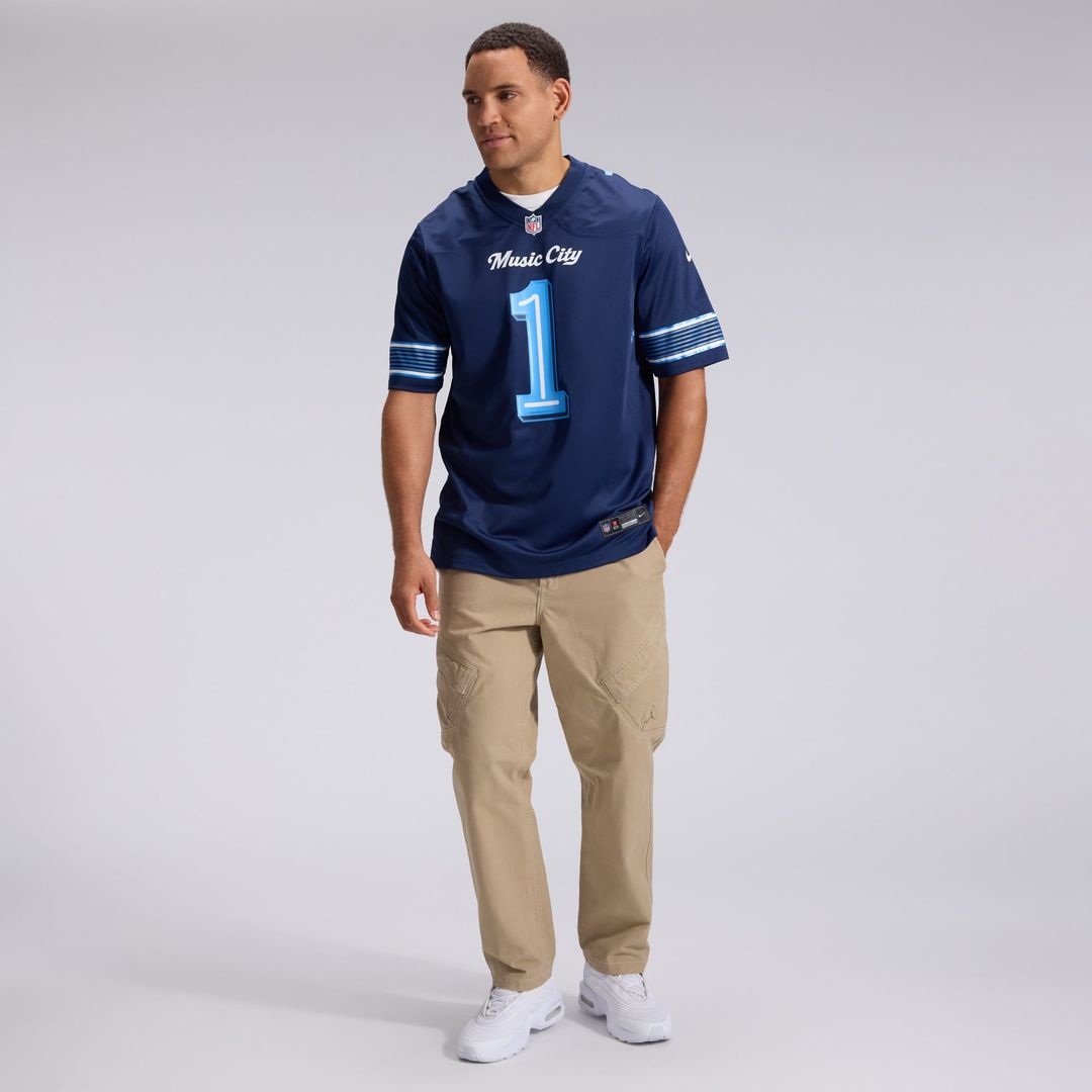 Men's Tennessee Titans Cameron Ward Nike Navy 2026 product image 4
