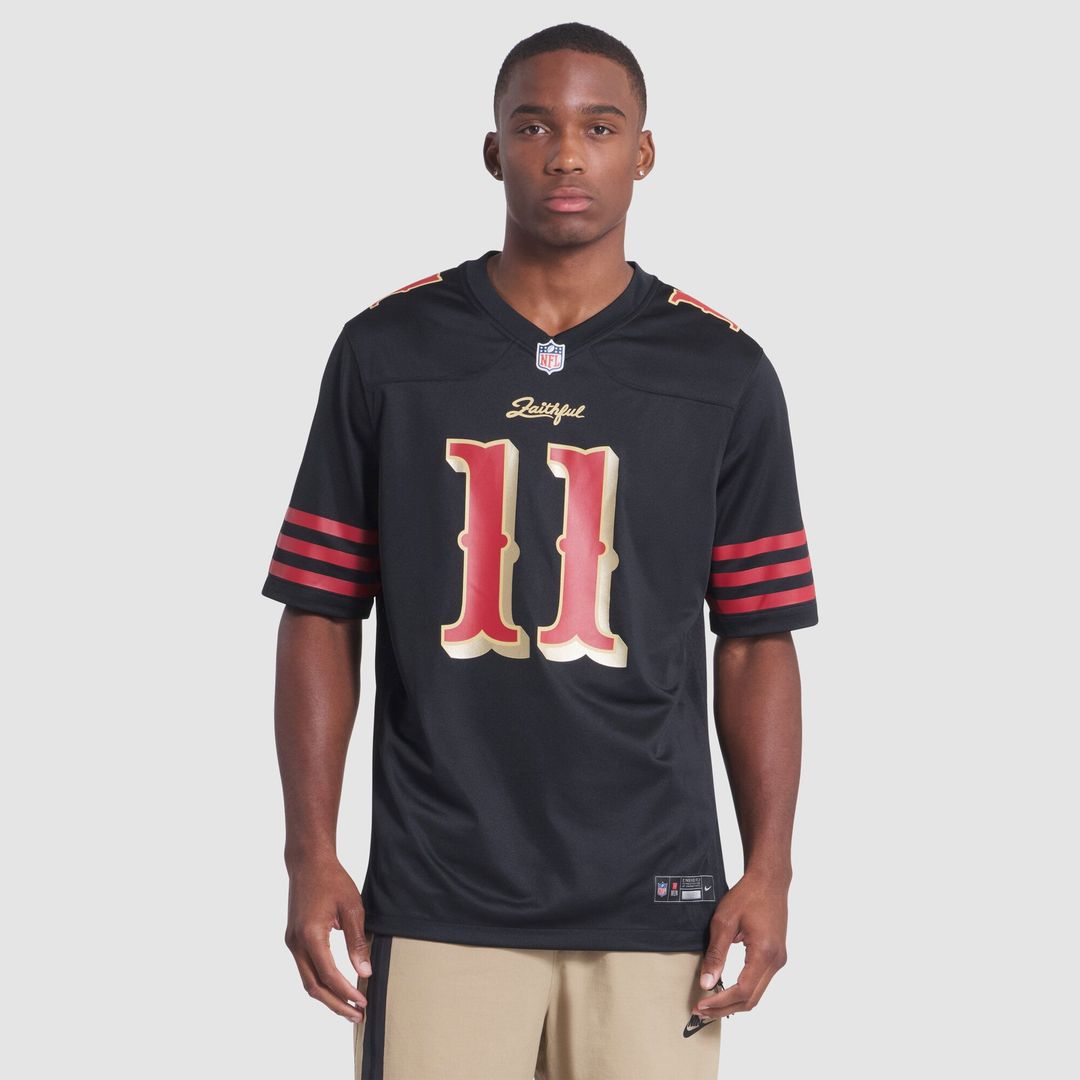 Men's San Francisco 49ers Brandon Aiyuk Nike Black product image 4