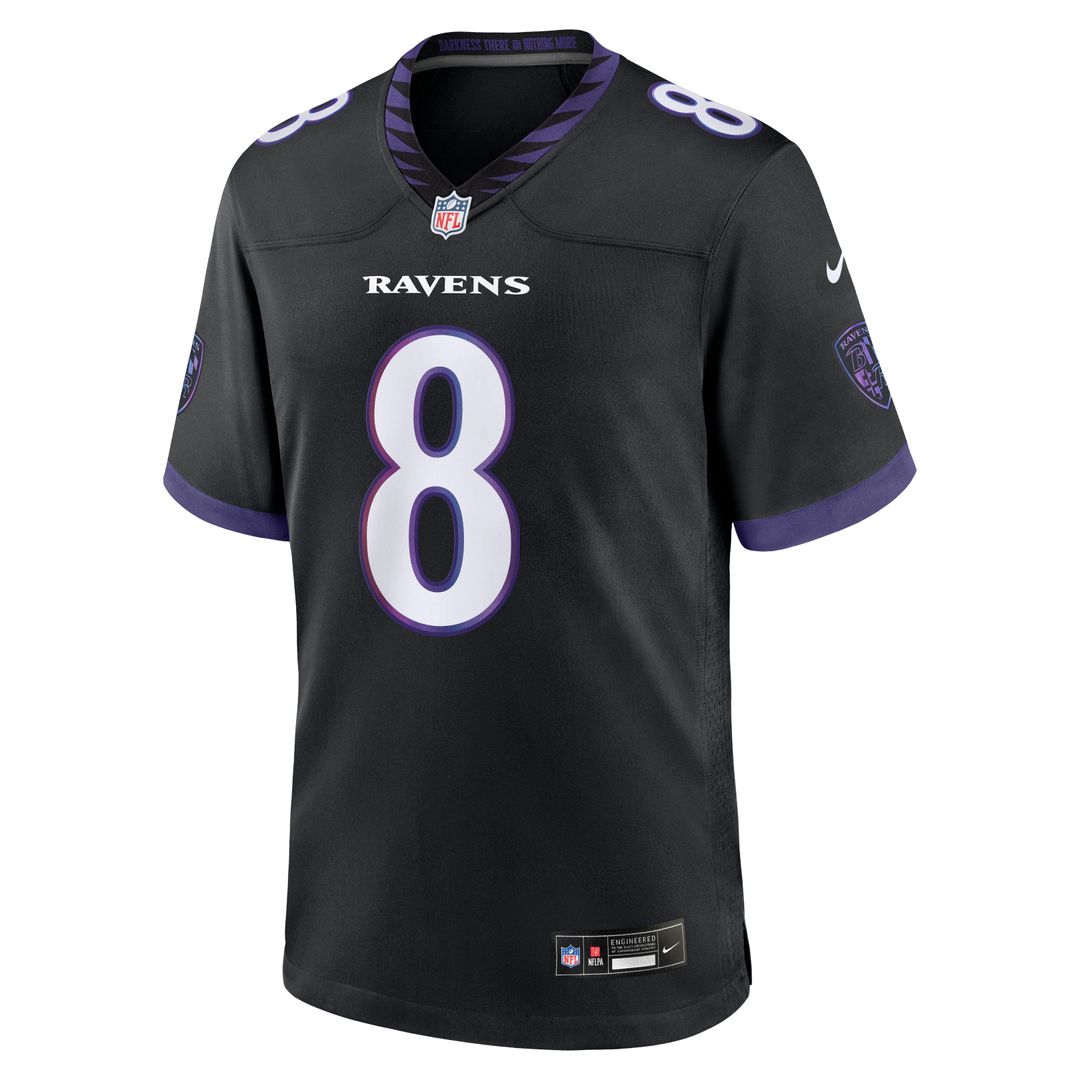 Men's Baltimore Ravens Lamar Jackson Nike Purple Alternate product image 8