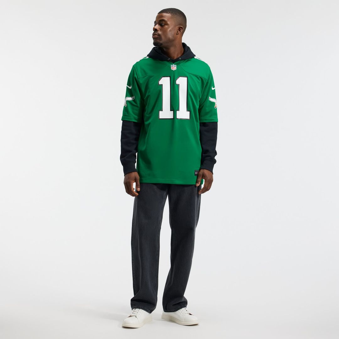 Men's Philadelphia Eagles A.J. Brown Nike Kelly Green product image 16