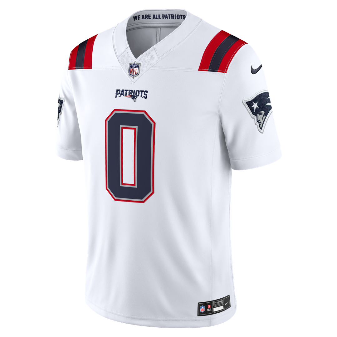 Men's New England Patriots Christian Gonzalez Nike White product image 2