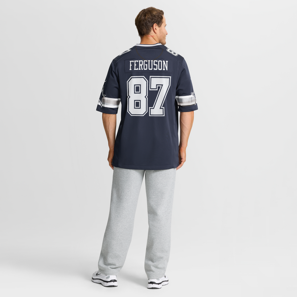 Men's Dallas Cowboys Jake Ferguson Nike Navy Team Game product image 8