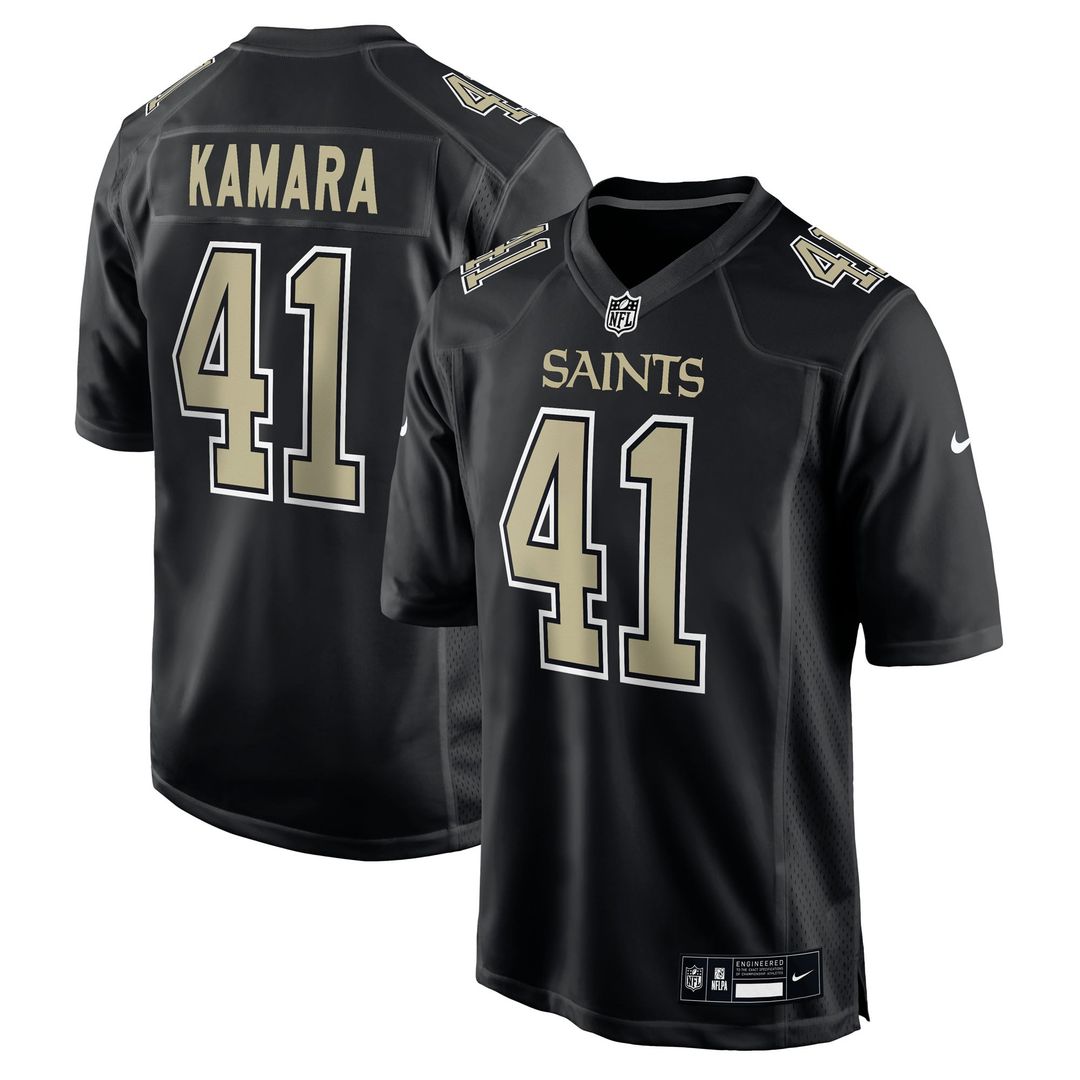 Men's New Orleans Saints Alvin Kamara Nike Carbon Black product image 1