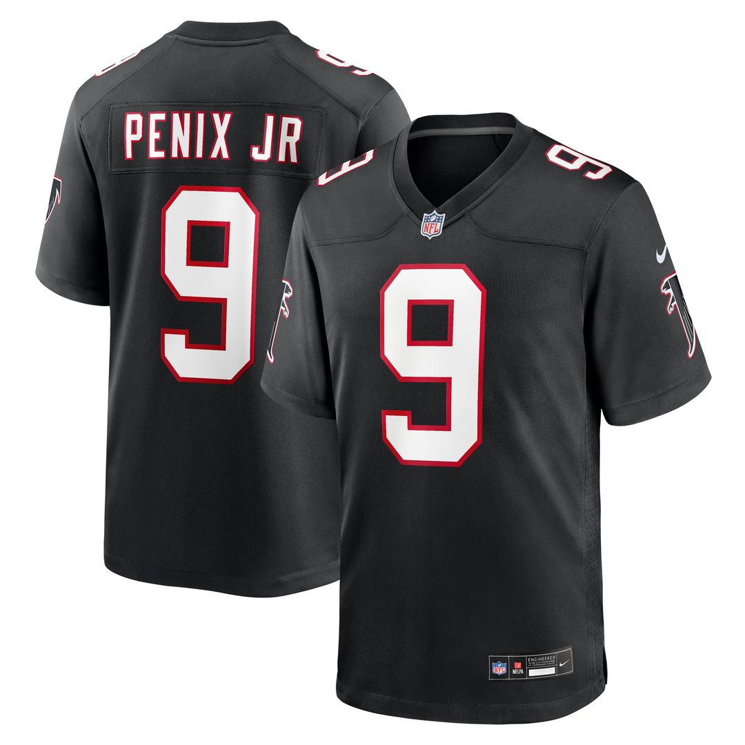 Men's Atlanta Falcons Michael Penix Jr. Nike Red Game Jersey product image 29