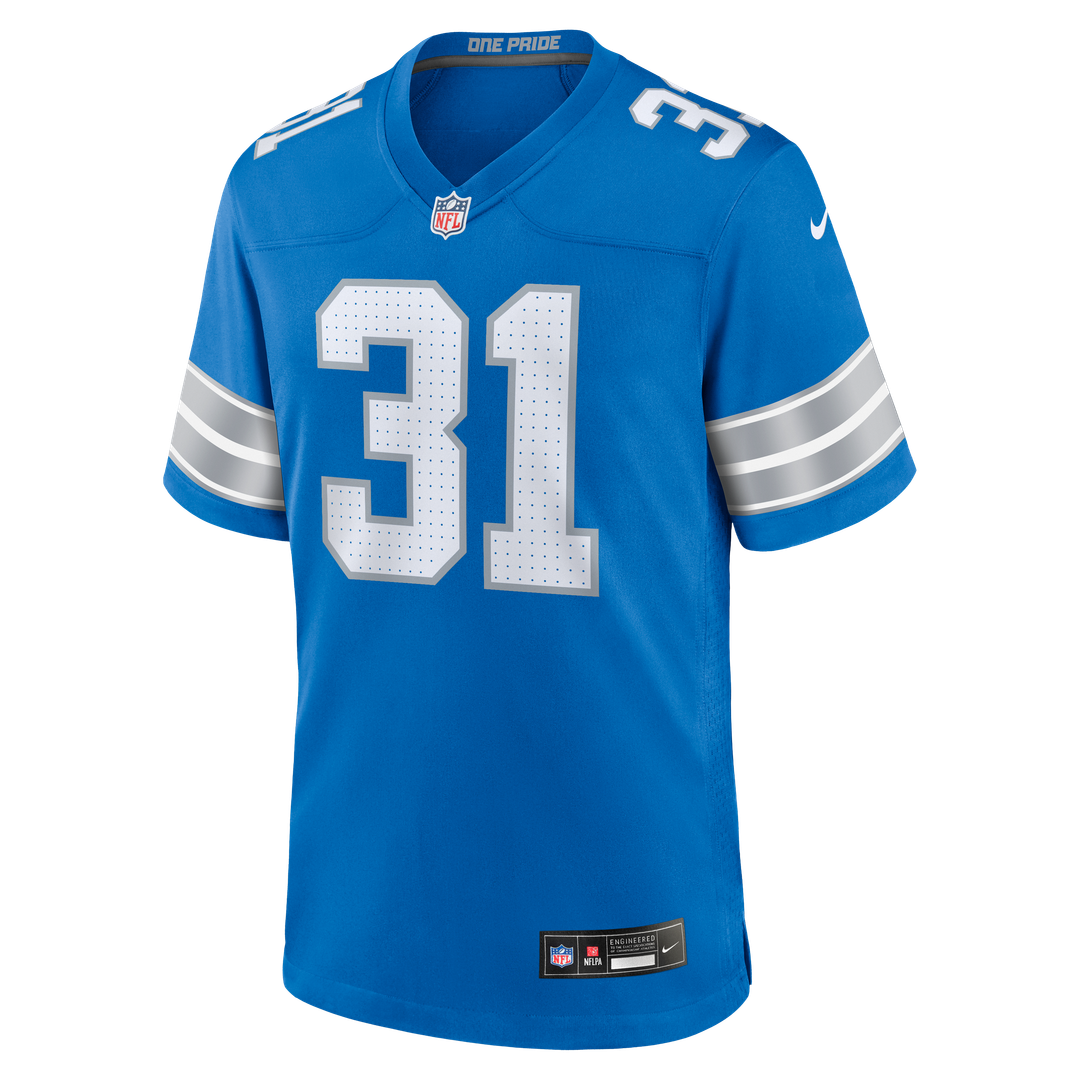 Men's Detroit Lions Kerby Joseph Nike Black Alternate Game product image 8