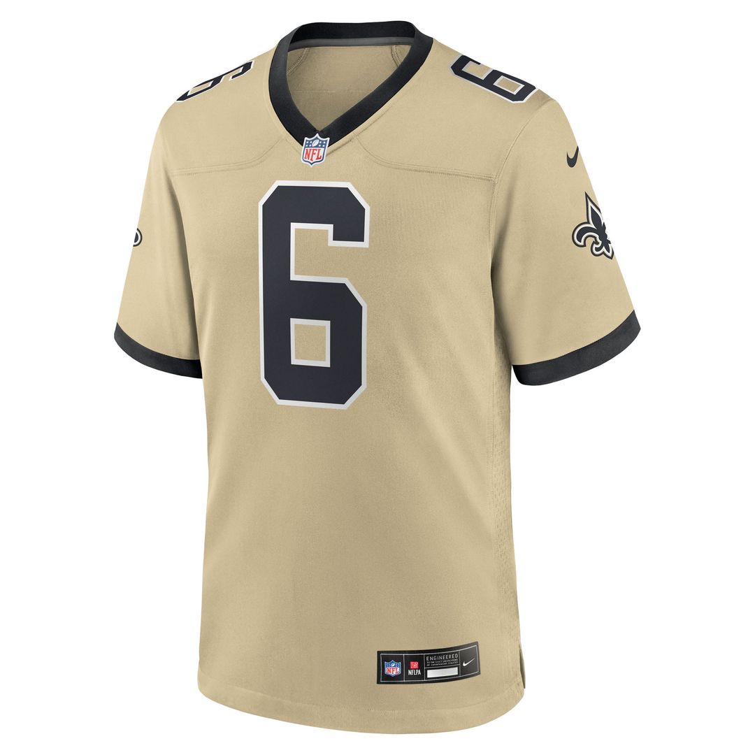 Men's New Orleans Saints Tyler Shough Nike Black Game Jersey product image 29