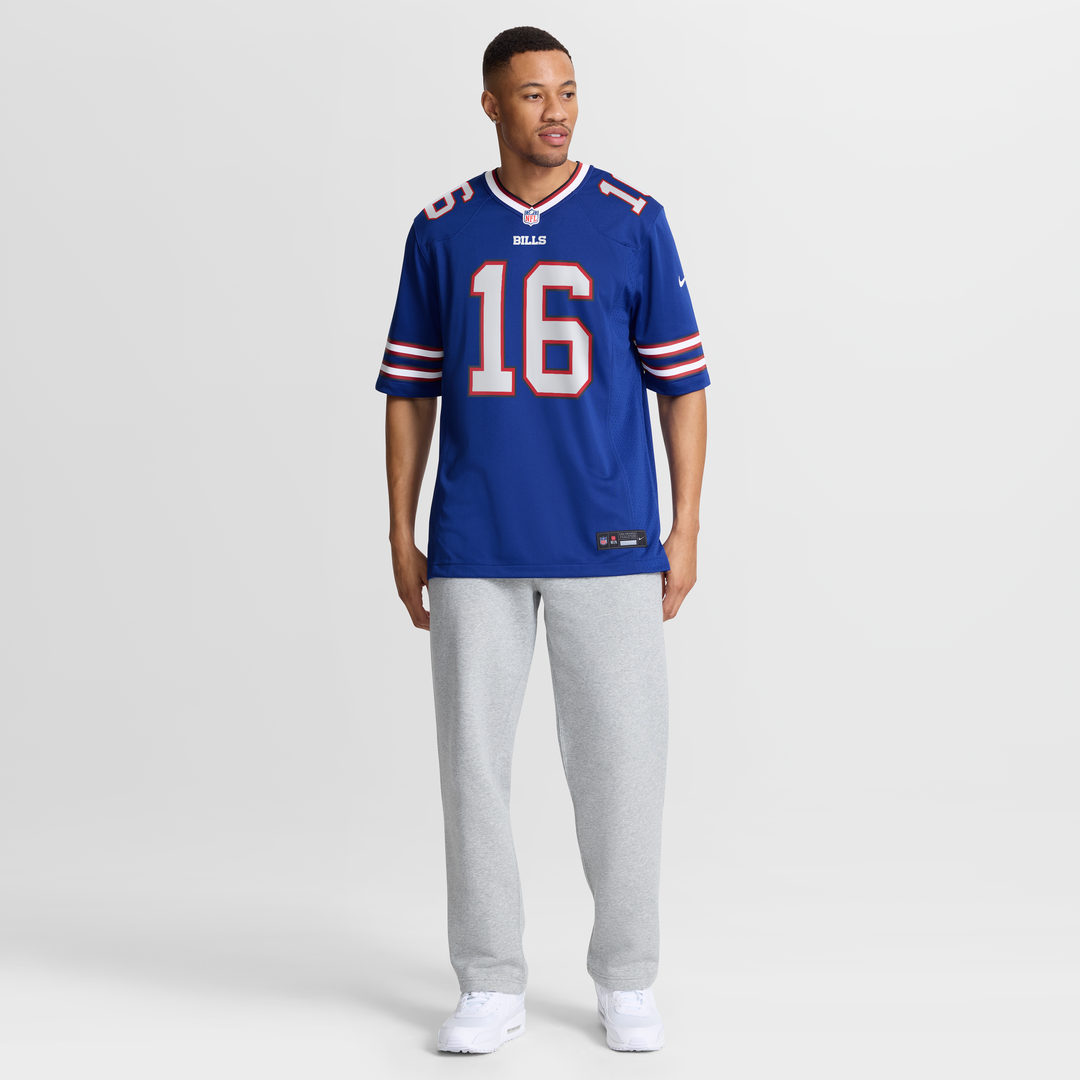 Men's Buffalo Bills Tyler Bass Nike Royal Team Game Jersey product image 4
