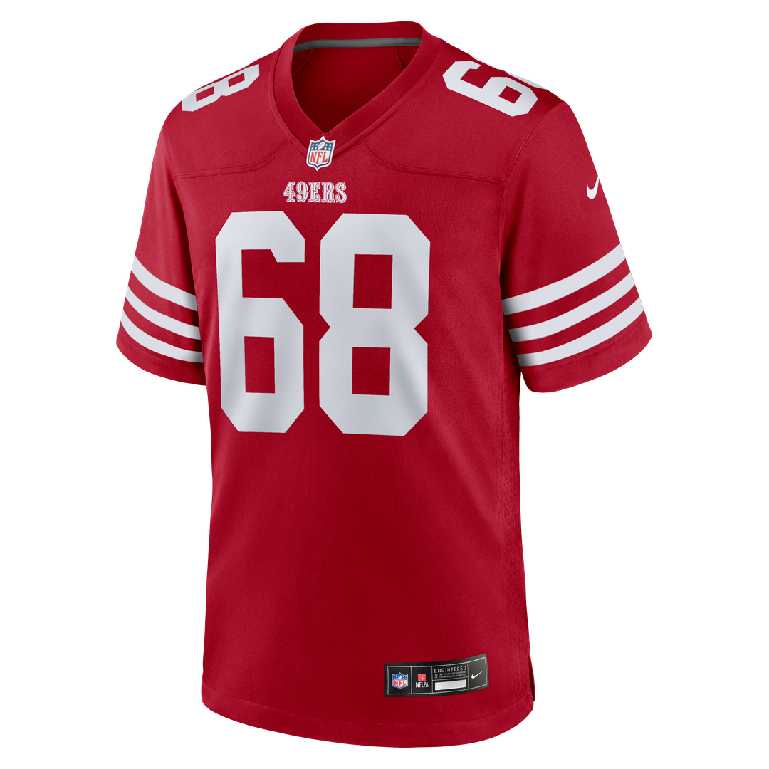 Men's San Francisco 49ers Colton McKivitz Nike Scarlet Game product image 2
