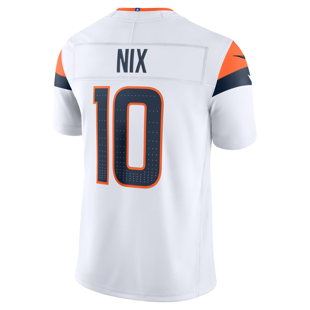 Men's Denver Broncos Bo Nix Nike White Vapor F.U.S.E. product image 3