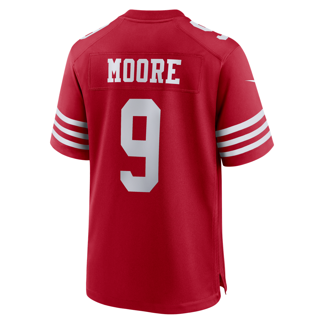 Men's San Francisco 49ers Skyy Moore Nike Scarlet Team Game product image 3