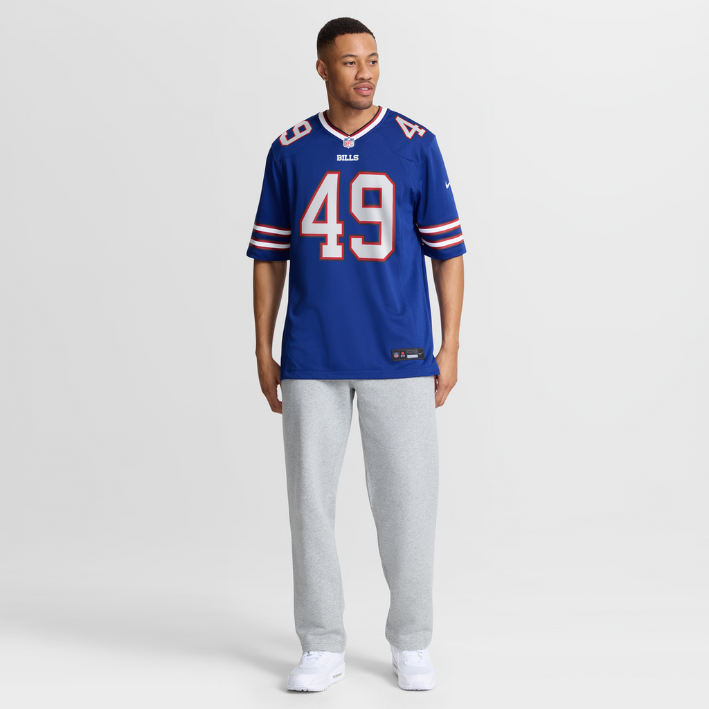 Men's Buffalo Bills DaShaun White Nike Royal Team Game product image 4