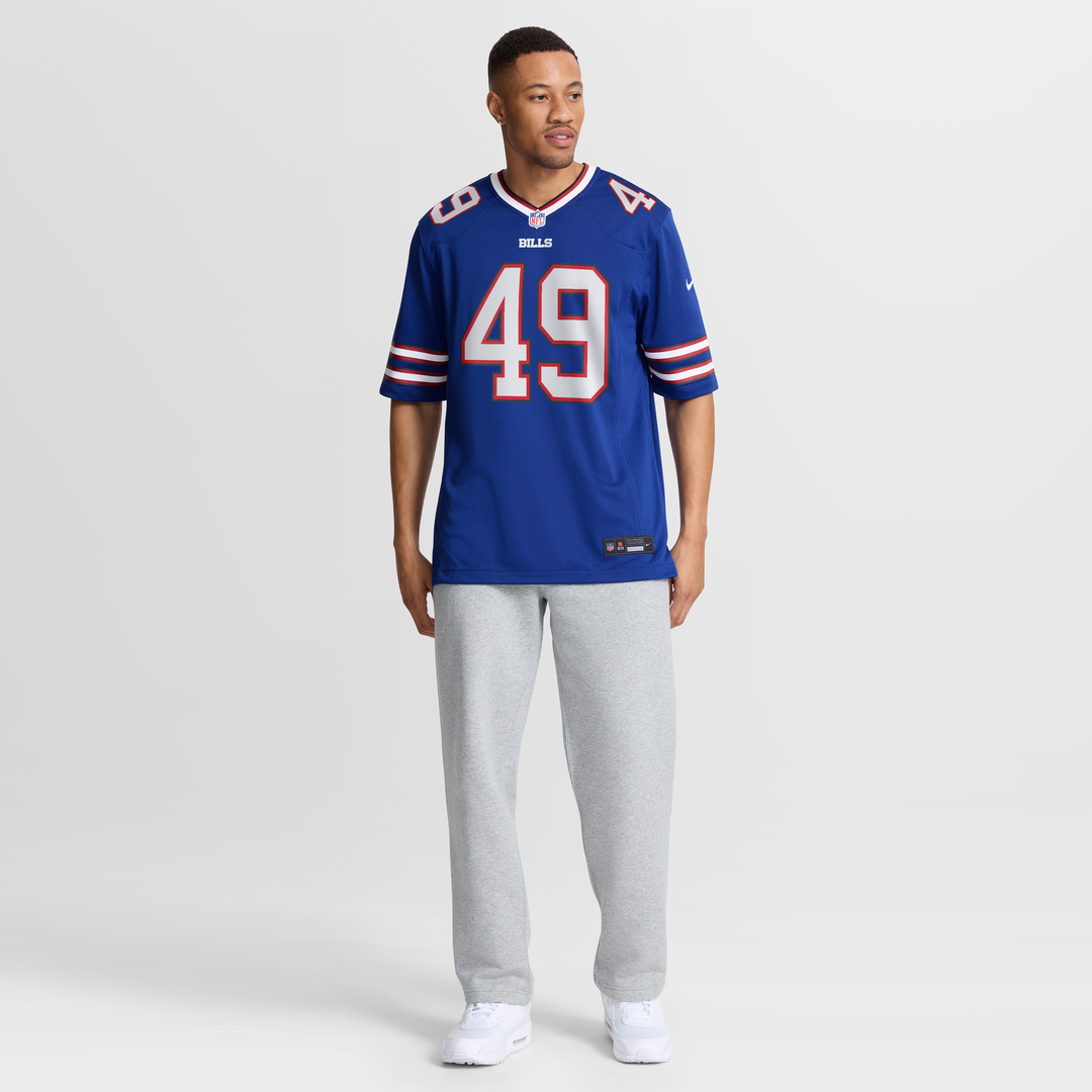 Men's Buffalo Bills DaShaun White Nike Royal Team Game product image 4