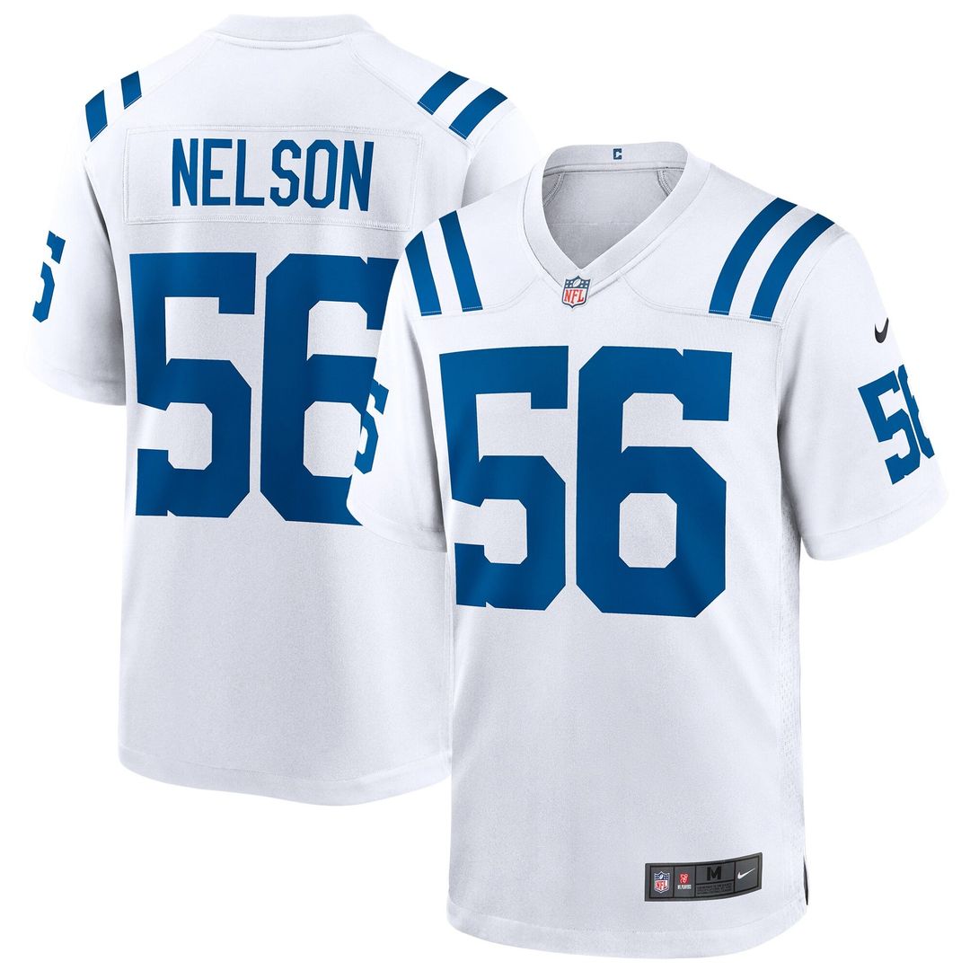 Men's Indianapolis Colts Quenton Nelson Nike White Game product image 1