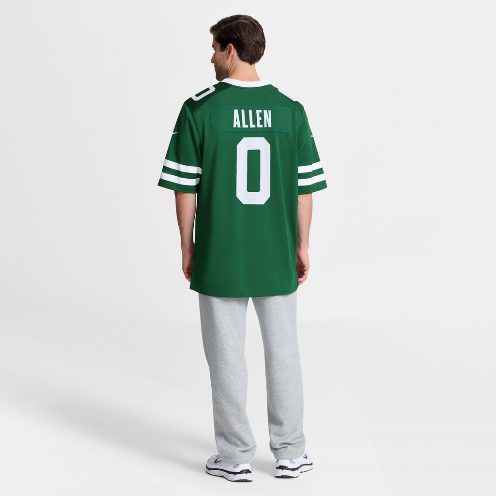 Men's New York Jets Braelon Allen Nike Legacy Green Game product image 8