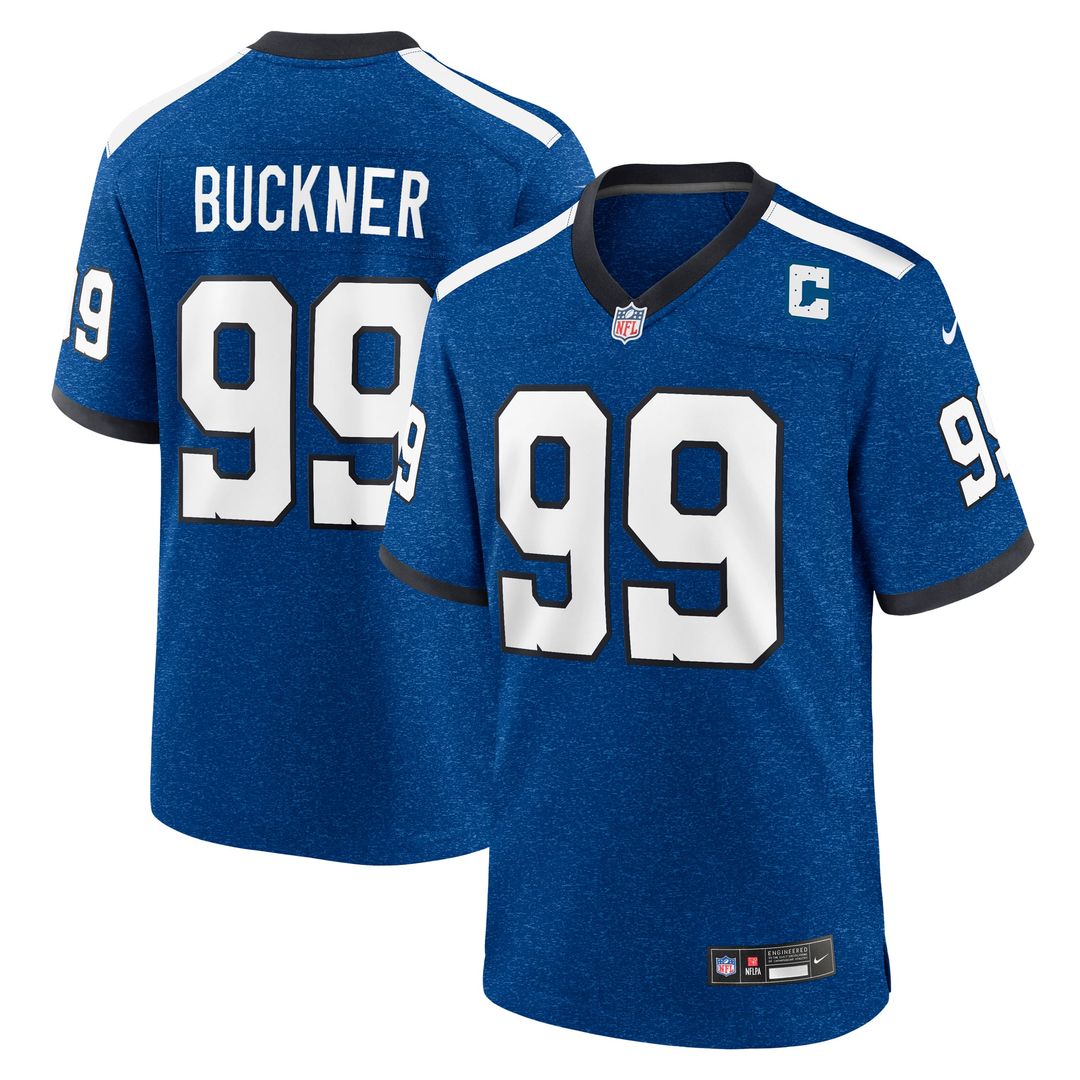 Men's Indianapolis Colts DeForest Buckner Nike Royal Game product image 13