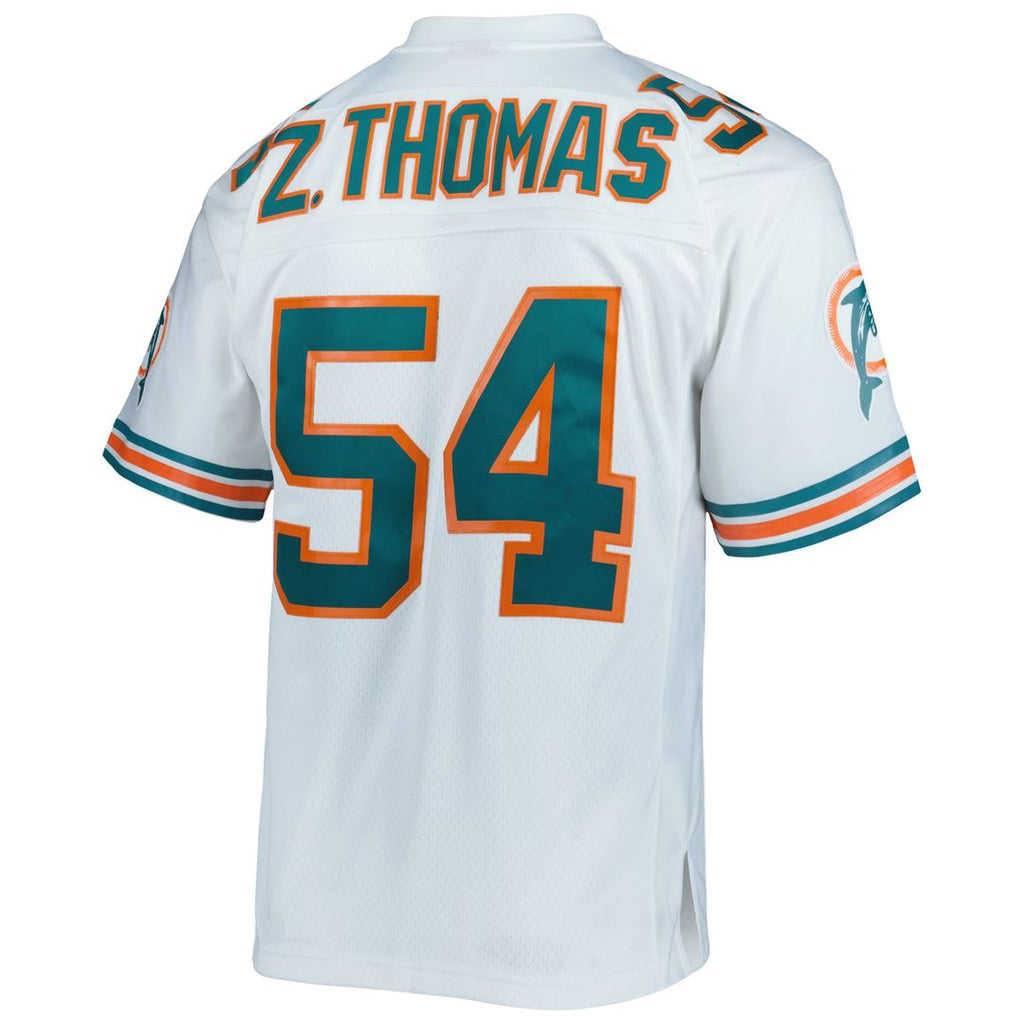 Men's Miami Dolphins Zach Thomas Mitchell & Ness Aqua product image 9