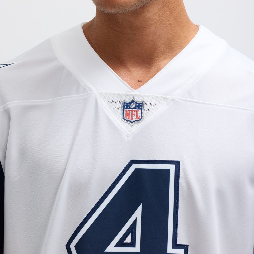 Men's Dallas Cowboys Dak Prescott Nike Navy Vapor Limited product image 12