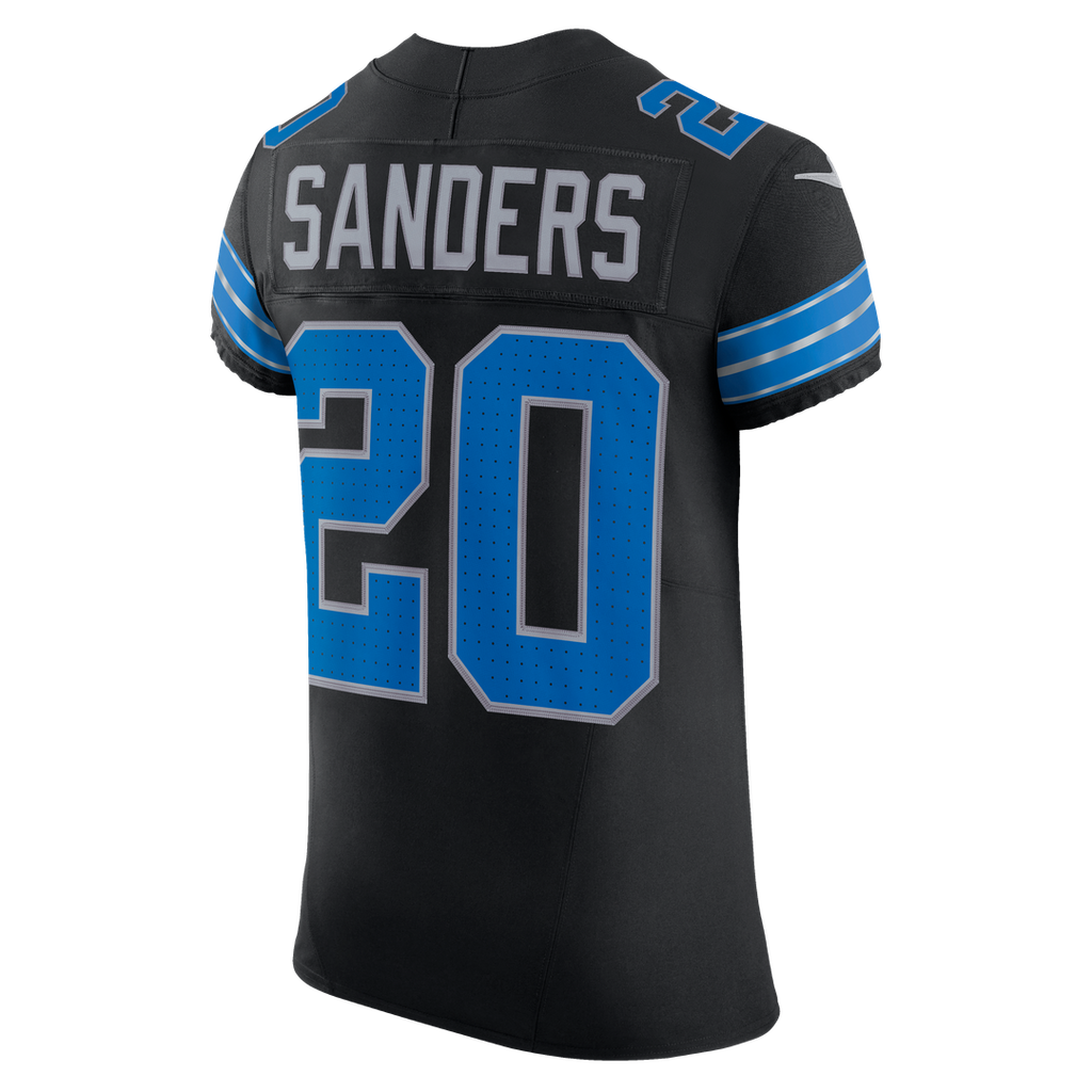 Men's Detroit Lions Barry Sanders Nike Black Alternate product image 3