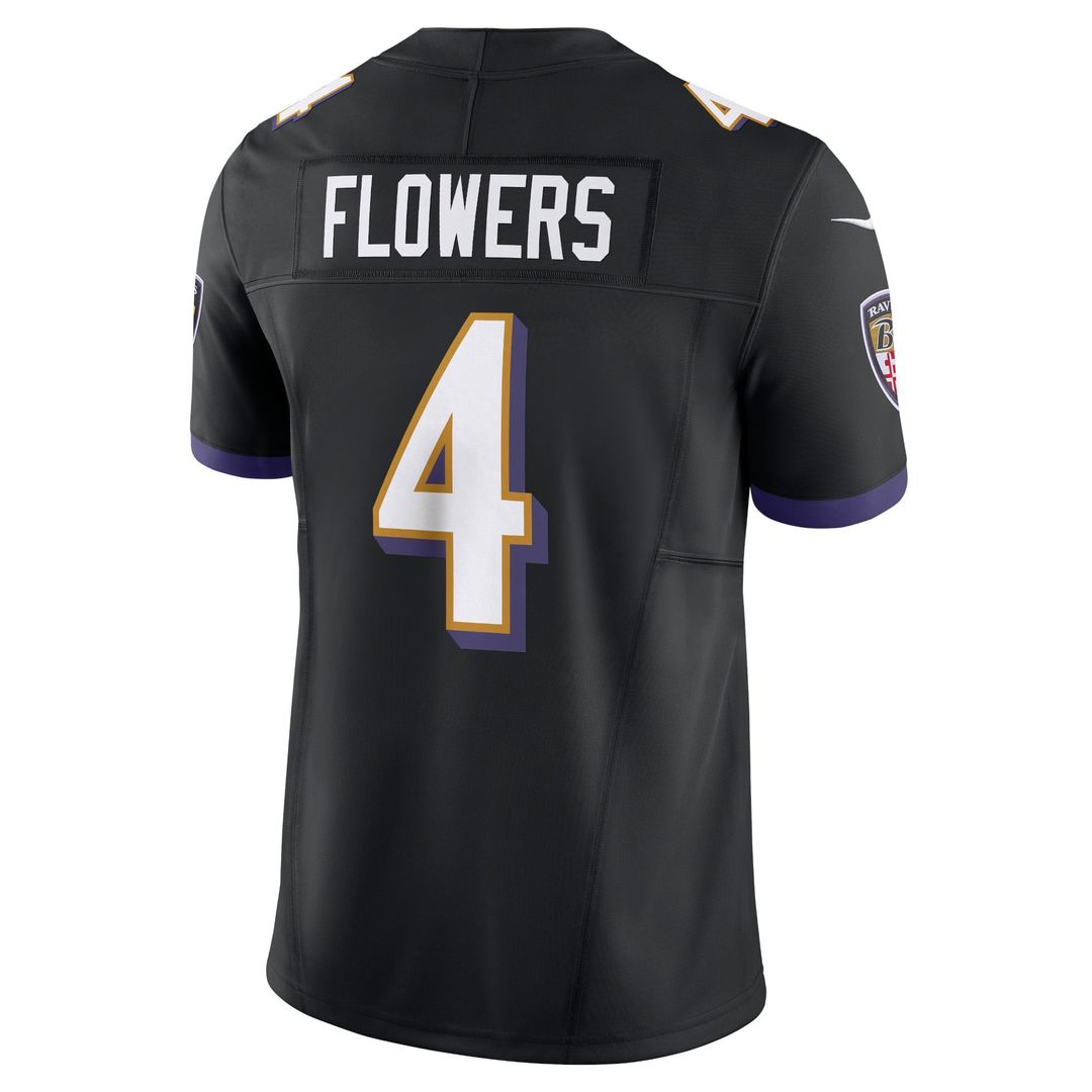 Men's Baltimore Ravens Zay Flowers Nike Purple Vapor product image 9
