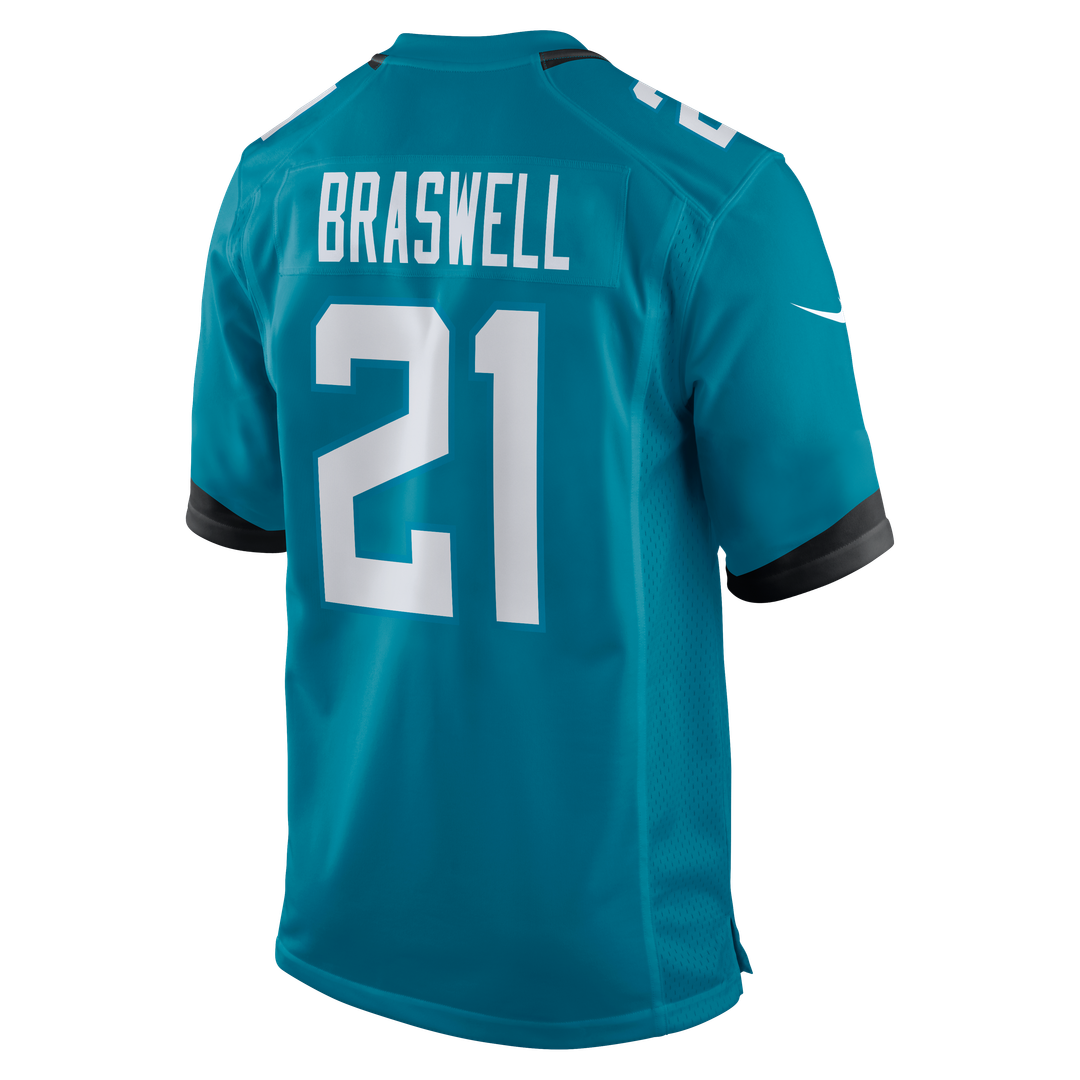 Men's Jacksonville Jaguars Christian Braswell Nike Teal product image 3