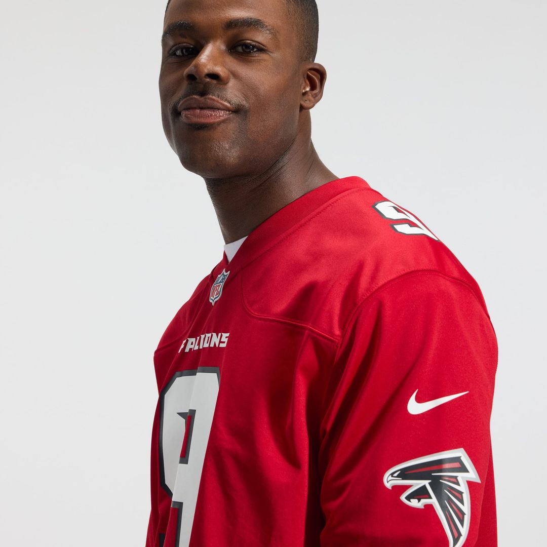 Men's Atlanta Falcons Michael Penix Jr. Nike Red Game Jersey product image 23
