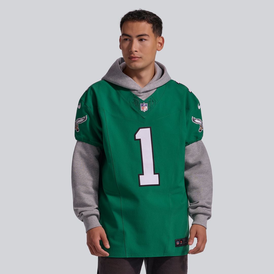 Men's Philadelphia Eagles Jalen Hurts Nike Kelly Green product image 16